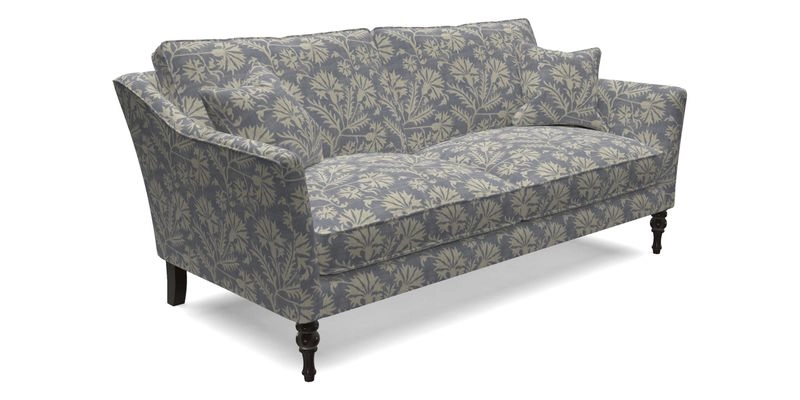 Brunel 3 Seater Sofa in V&A Threads of India Mughal Garden Safari Hunter