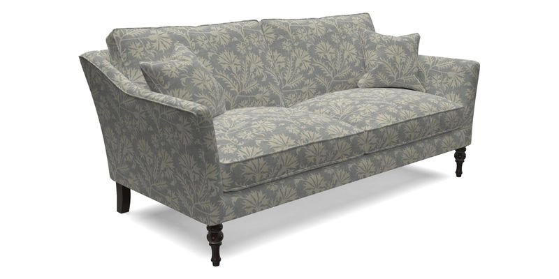 Brunel 3 Seater Sofa in V&A Threads of India Mughal Garden Safari Hunter