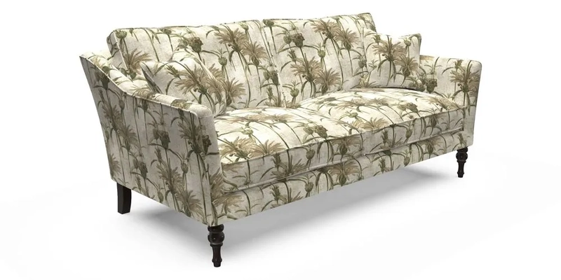 Brunel 3 Seater Sofa in V&A Threads of India Mughal Garden Safari Hunter