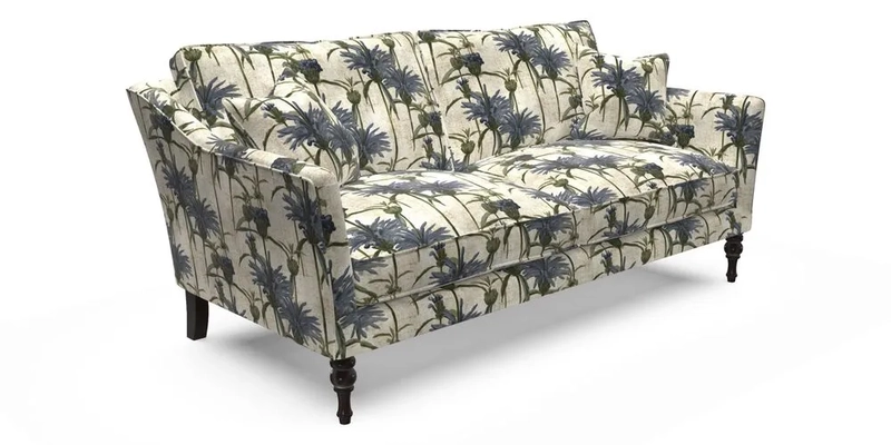 Brunel 3 Seater Sofa in V&A Threads of India Mughal Garden Safari Hunter