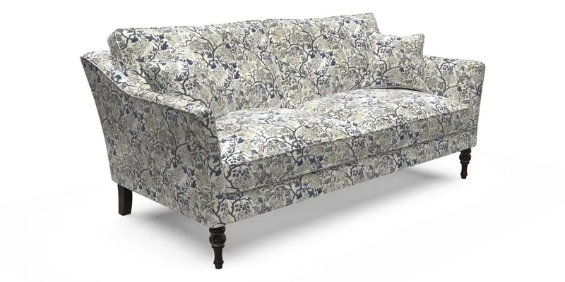 Brunel 3 Seater Sofa in V&A Threads of India Mughal Garden Safari Hunter