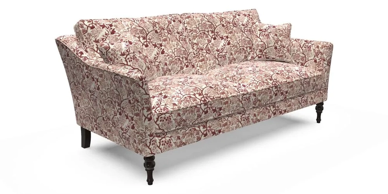 Brunel 3 Seater Sofa in V&A Threads of India Mughal Garden Safari Hunter