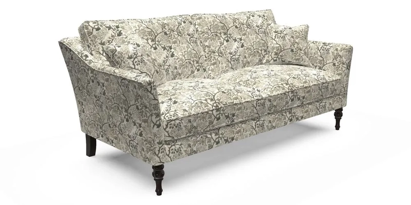 Brunel 3 Seater Sofa in V&A Threads of India Mughal Garden Safari Hunter