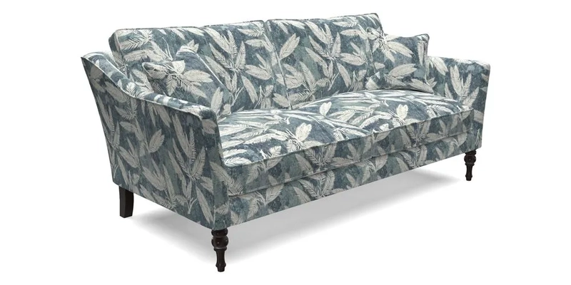Brunel 3 Seater Sofa in V&A Threads of India Mughal Garden Safari Hunter
