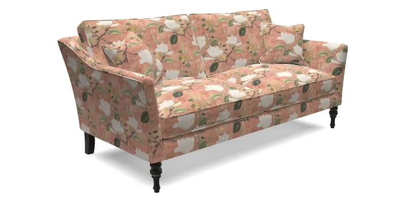 Brunel 3 Seater Sofa in V&A Threads of India Mughal Garden Safari Hunter