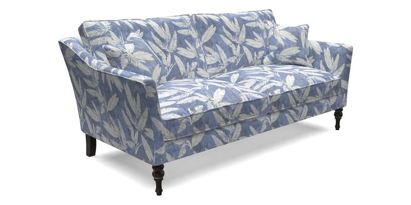 Brunel 3 Seater Sofa in V&A Threads of India Mughal Garden Safari Hunter