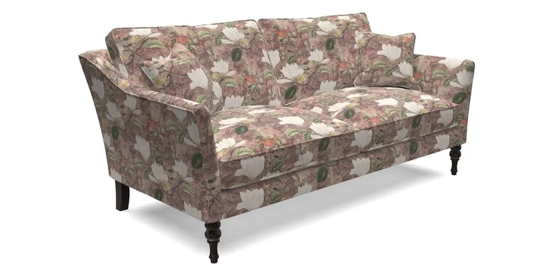 Brunel 3 Seater Sofa in V&A Threads of India Mughal Garden Safari Hunter