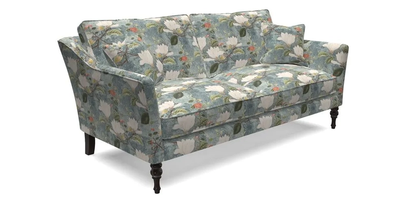 Brunel 3 Seater Sofa in V&A Threads of India Mughal Garden Safari Hunter