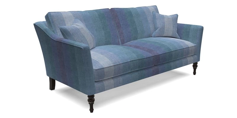 Brunel 3 Seater Sofa in V&A Threads of India Mughal Garden Safari Hunter