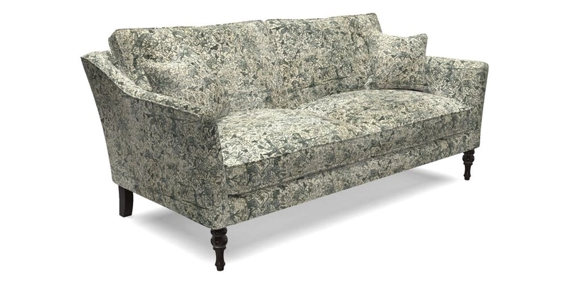 Brunel 3 Seater Sofa in V&A Threads of India Mughal Garden Safari Hunter