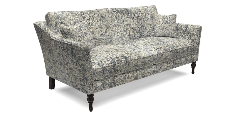 Brunel 3 Seater Sofa in V&A Threads of India Mughal Garden Safari Hunter