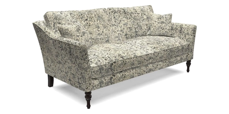 Brunel 3 Seater Sofa in V&A Threads of India Mughal Garden Safari Hunter