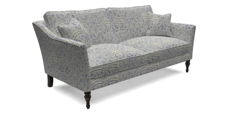Brunel 3 Seater Sofa in V&A Threads of India Mughal Garden Safari Hunter