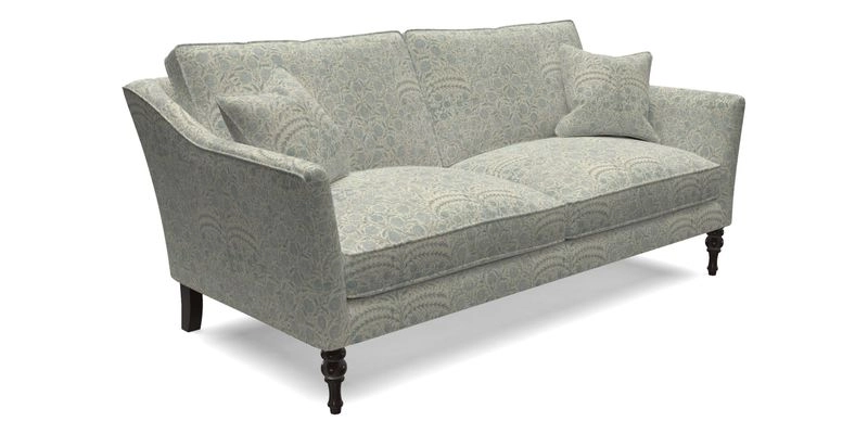 Brunel 3 Seater Sofa in V&A Threads of India Mughal Garden Safari Hunter