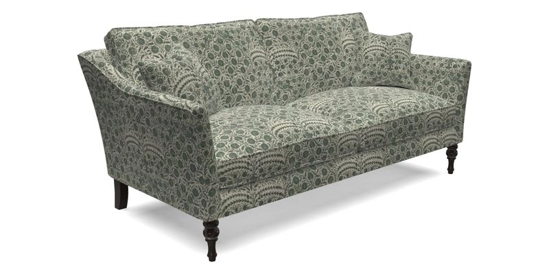 Brunel 3 Seater Sofa in V&A Threads of India Mughal Garden Safari Hunter