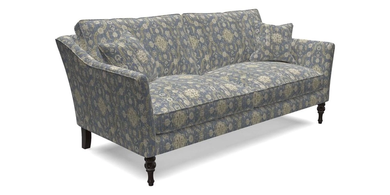 Brunel 3 Seater Sofa in V&A Threads of India Mughal Garden Safari Hunter