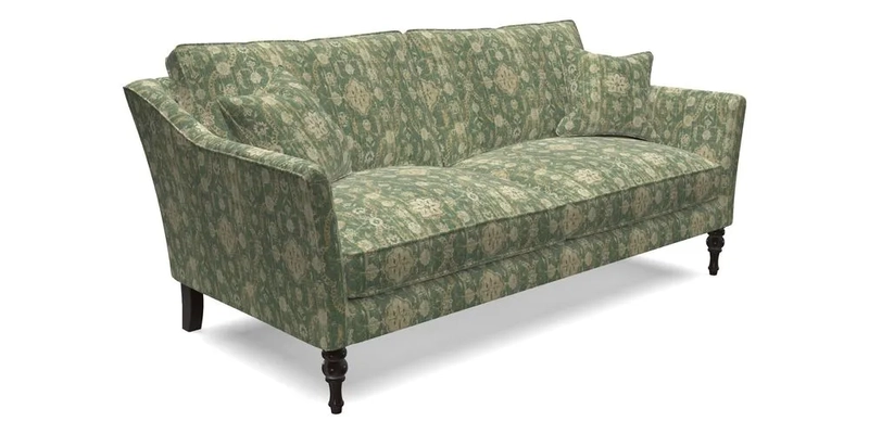 Brunel 3 Seater Sofa in V&A Threads of India Mughal Garden Safari Hunter
