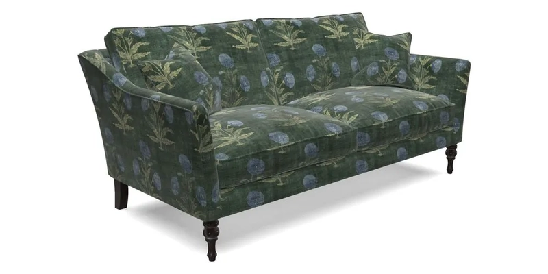 Brunel 3 Seater Sofa in V&A Threads of India Mughal Garden Safari Hunter