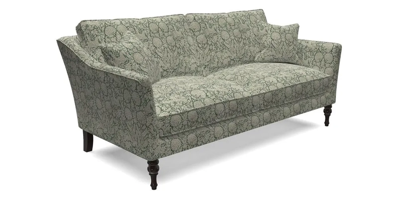 Brunel 3 Seater Sofa in V&A Threads of India Mughal Garden Safari Hunter