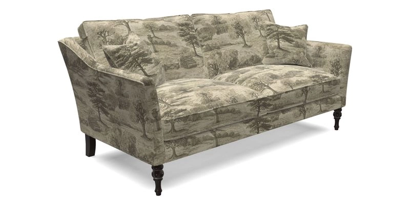 Brunel 3 Seater Sofa in V&A Threads of India Mughal Garden Safari Hunter