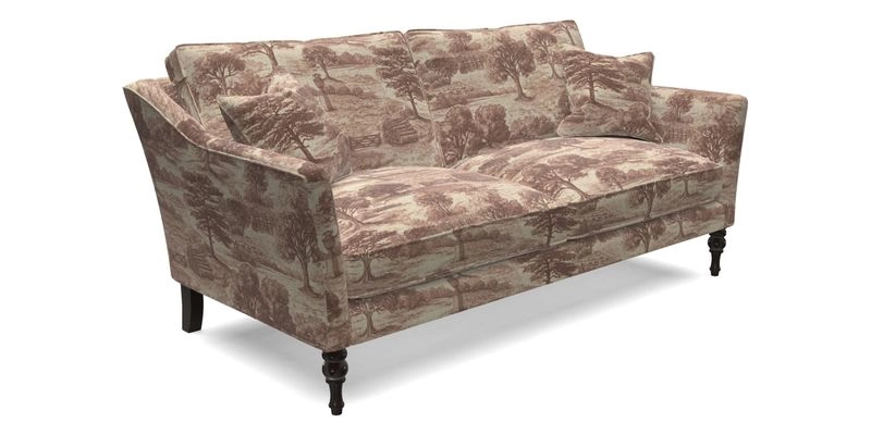 Brunel 3 Seater Sofa in V&A Threads of India Mughal Garden Safari Hunter