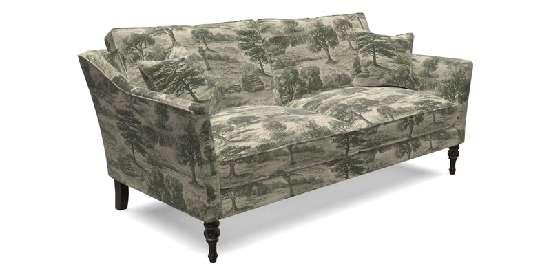 Brunel 3 Seater Sofa in V&A Threads of India Mughal Garden Safari Hunter