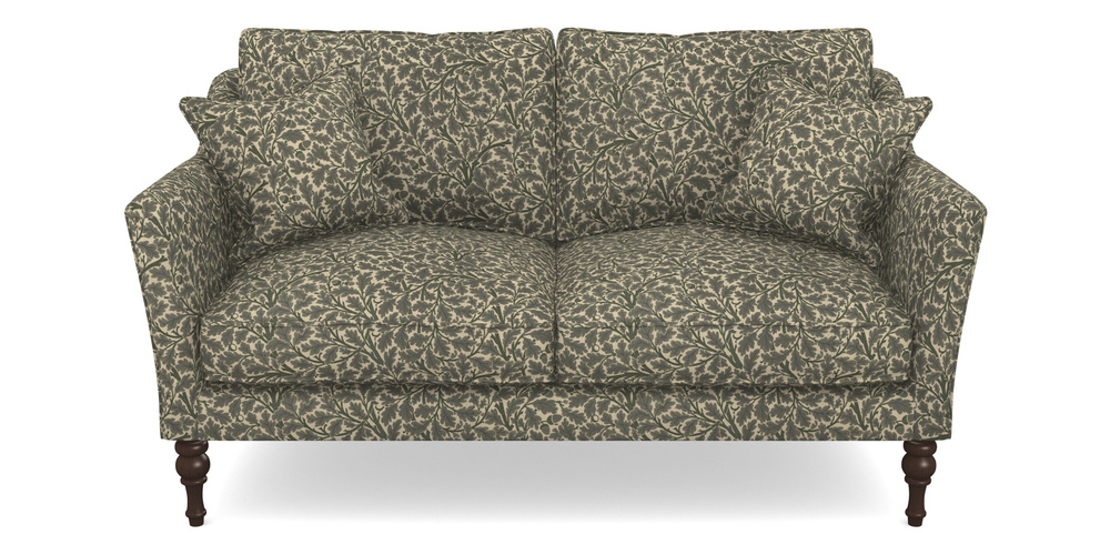 Product photograph of Brunel 2 Seater In V A Drawn From Nature Collection - Oak Tree - Dark Green from Sofas and Stuff Limited