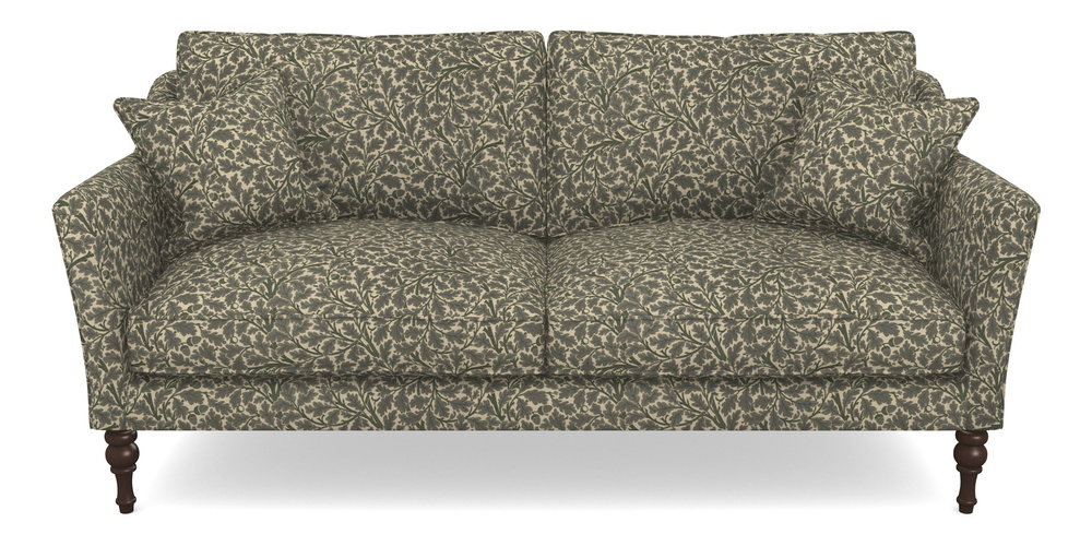 Product photograph of Brunel 3 Seater In V A Drawn From Nature Collection - Oak Tree - Dark Green from Sofas and Stuff Limited