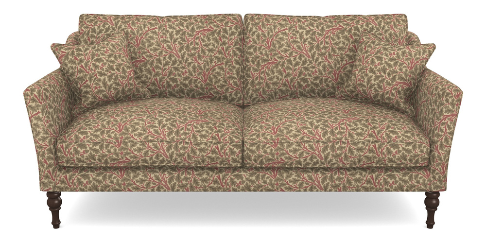 Product photograph of Brunel 3 Seater In V A Drawn From Nature Collection - Oak Tree - Red from Sofas and Stuff Limited
