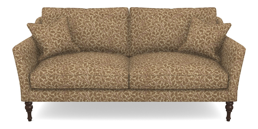 Product photograph of Brunel 3 Seater In V A Drawn From Nature Collection - Oak Tree - Terracotta from Sofas and Stuff Limited
