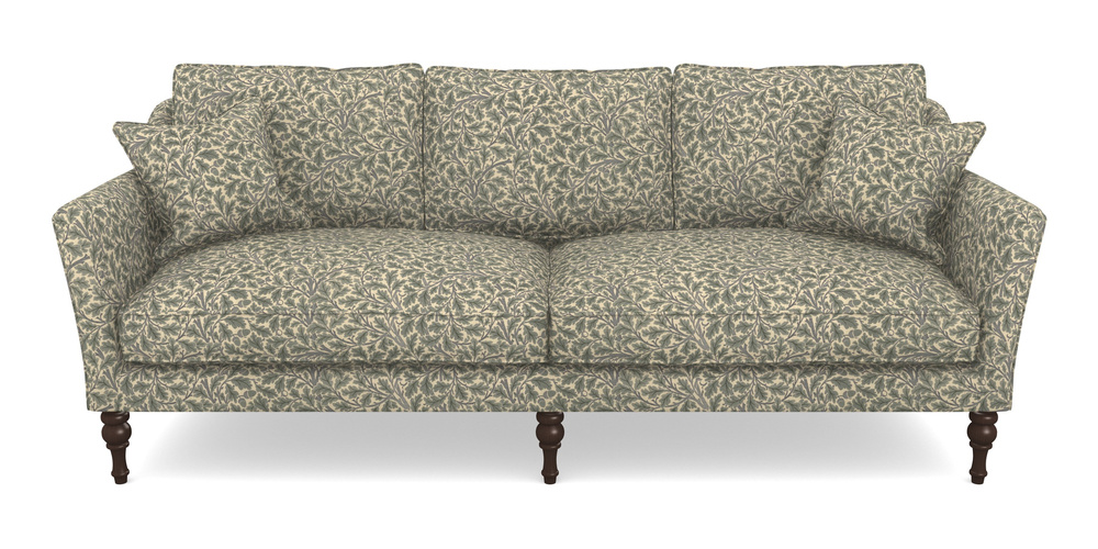 Product photograph of Brunel 4 Seater In V A Drawn From Nature Collection - Oak Tree - Duck Egg from Sofas and Stuff Limited