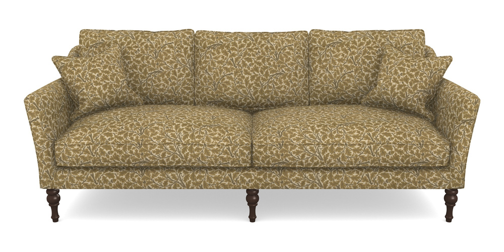 Product photograph of Brunel 4 Seater In V A Drawn From Nature Collection - Oak Tree - Gold from Sofas and Stuff Limited