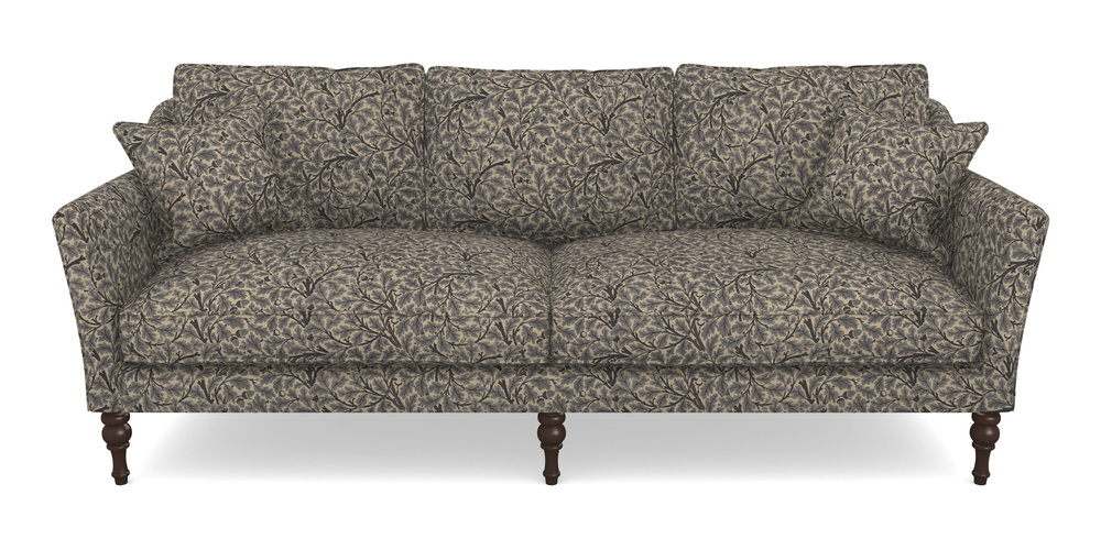 Product photograph of Brunel 4 Seater In V A Drawn From Nature Collection - Oak Tree - Navy from Sofas and Stuff Limited
