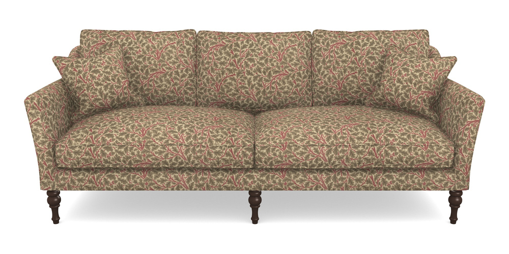 Product photograph of Brunel 4 Seater In V A Drawn From Nature Collection - Oak Tree - Red from Sofas and Stuff Limited