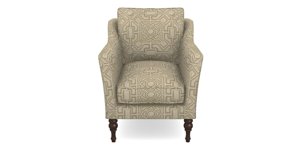 Product photograph of Brunel Chair In Rhs Collection - Large Knot Garden Linen - Gold from Sofas and Stuff Limited