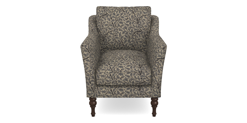 Product photograph of Brunel Chair In V A Drawn From Nature Collection - Oak Tree - Navy from Sofas and Stuff Limited
