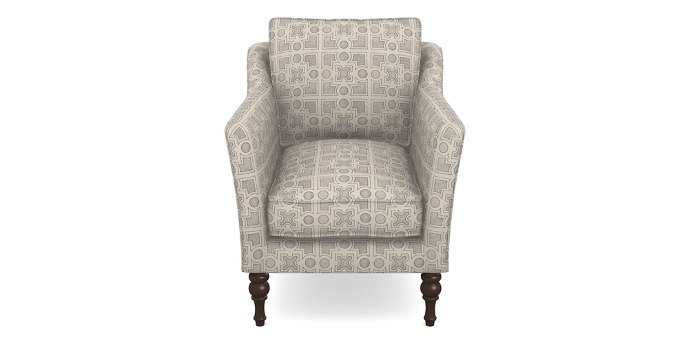 Product photograph of Brunel Chair In Rhs Collection - Small Knot Garden Cotton Weave - Grey from Sofas and Stuff Limited