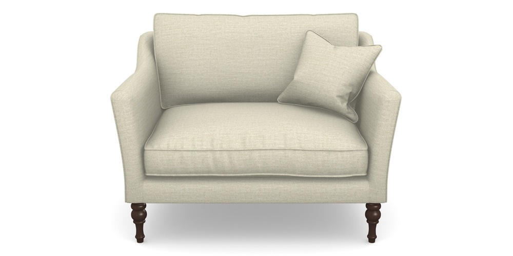 Product photograph of Brunel Snuggler In Antwerp Linen - Natural from Sofas and Stuff Limited