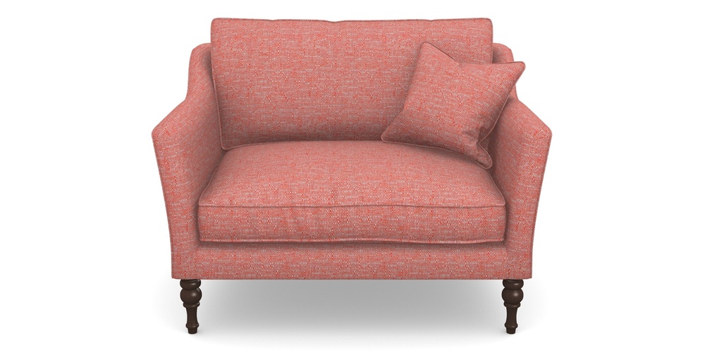 Product photograph of Brunel Snuggler In Aqua Clean Hove - Chilli from Sofas and Stuff Limited