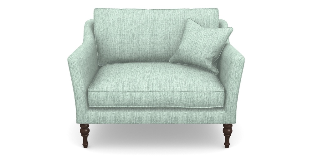 Product photograph of Brunel Snuggler In Aqua Clean Tenby - Duck Egg from Sofas and Stuff Limited