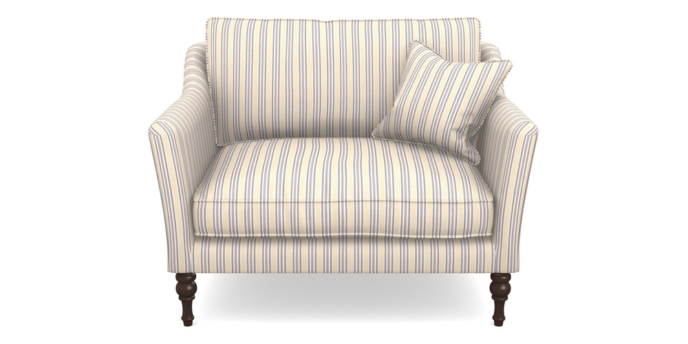 Product photograph of Brunel Snuggler In Cloth 22 - Racing Stripes Ayr - Blueberry from Sofas and Stuff Limited