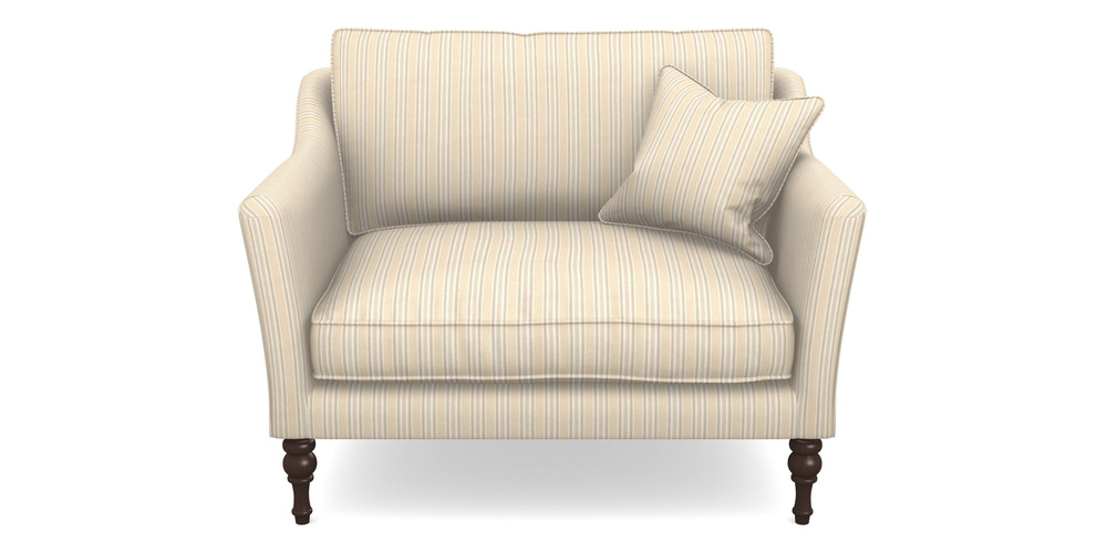 Product photograph of Brunel Snuggler In Cloth 22 - Racing Stripes Ayr - Dove from Sofas and Stuff Limited