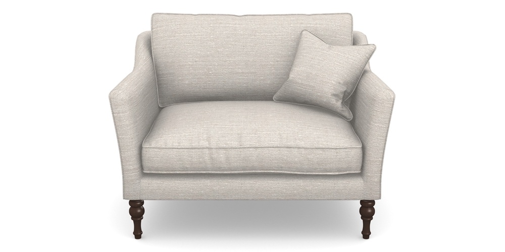 Product photograph of Brunel Snuggler In Brussels Linen - Linen from Sofas and Stuff Limited