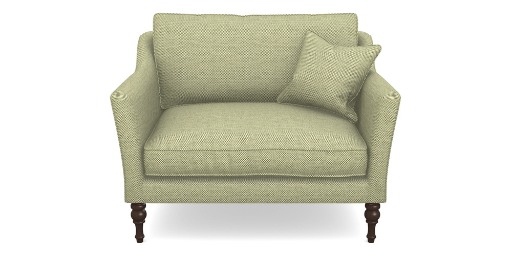 Product photograph of Brunel Snuggler In Basket Weave - Sage from Sofas and Stuff Limited