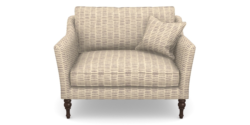 Product photograph of Brunel Snuggler In Cloth 18 - Daub - Berry from Sofas and Stuff Limited