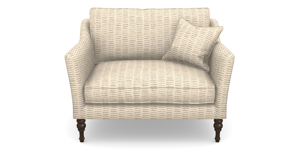 Product photograph of Brunel Snuggler In Cloth 18 - Daub - Lavender from Sofas and Stuff Limited