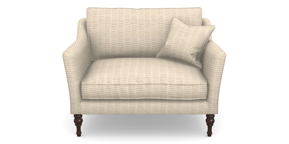 Product photograph of Brunel Snuggler In Cloth 18 - Daub - Rose from Sofas and Stuff Limited