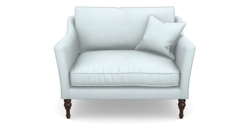 Product photograph of Brunel Snuggler In Clever Cotton Mix - Mineral from Sofas and Stuff Limited