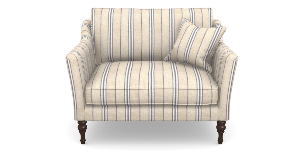 Product photograph of Brunel Snuggler In Cloth 18 Stripes - Regimental - Indigo from Sofas and Stuff Limited