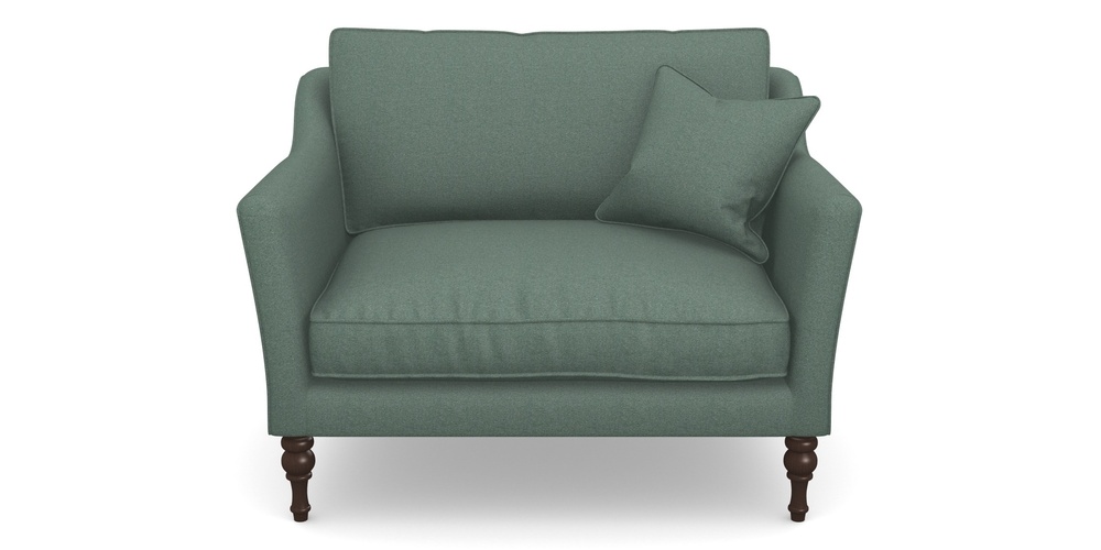 Product photograph of Brunel Snuggler In Eco Washable Cotton - Mineral from Sofas and Stuff Limited